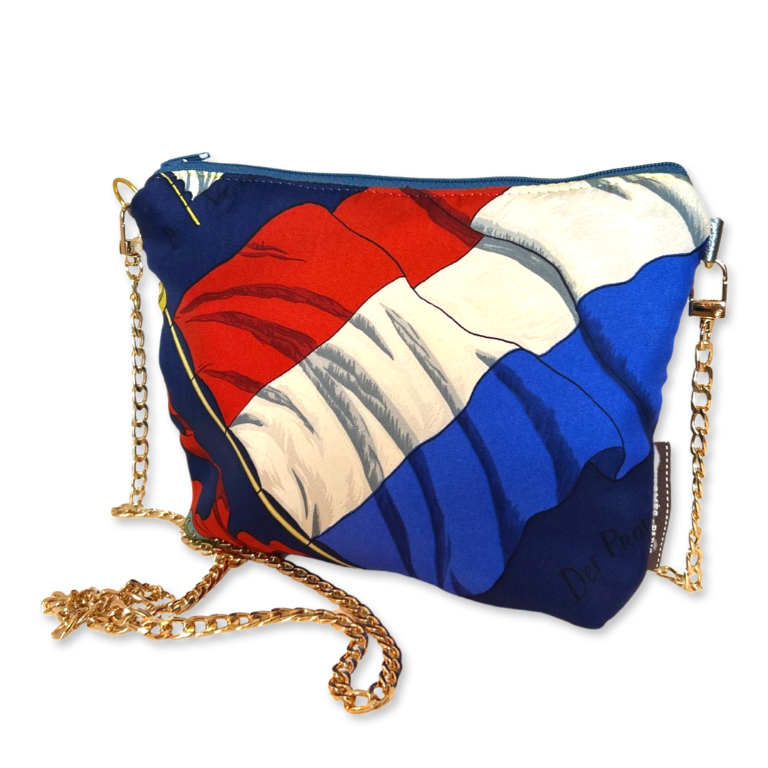 Pavois Vintage Silk Scarf Crossbody Bag