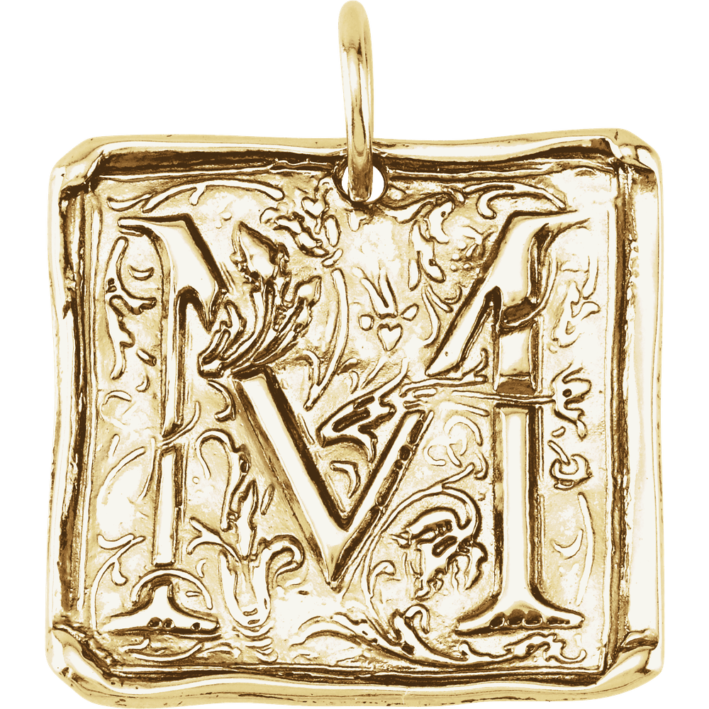 Wax Seal Initial Pendant