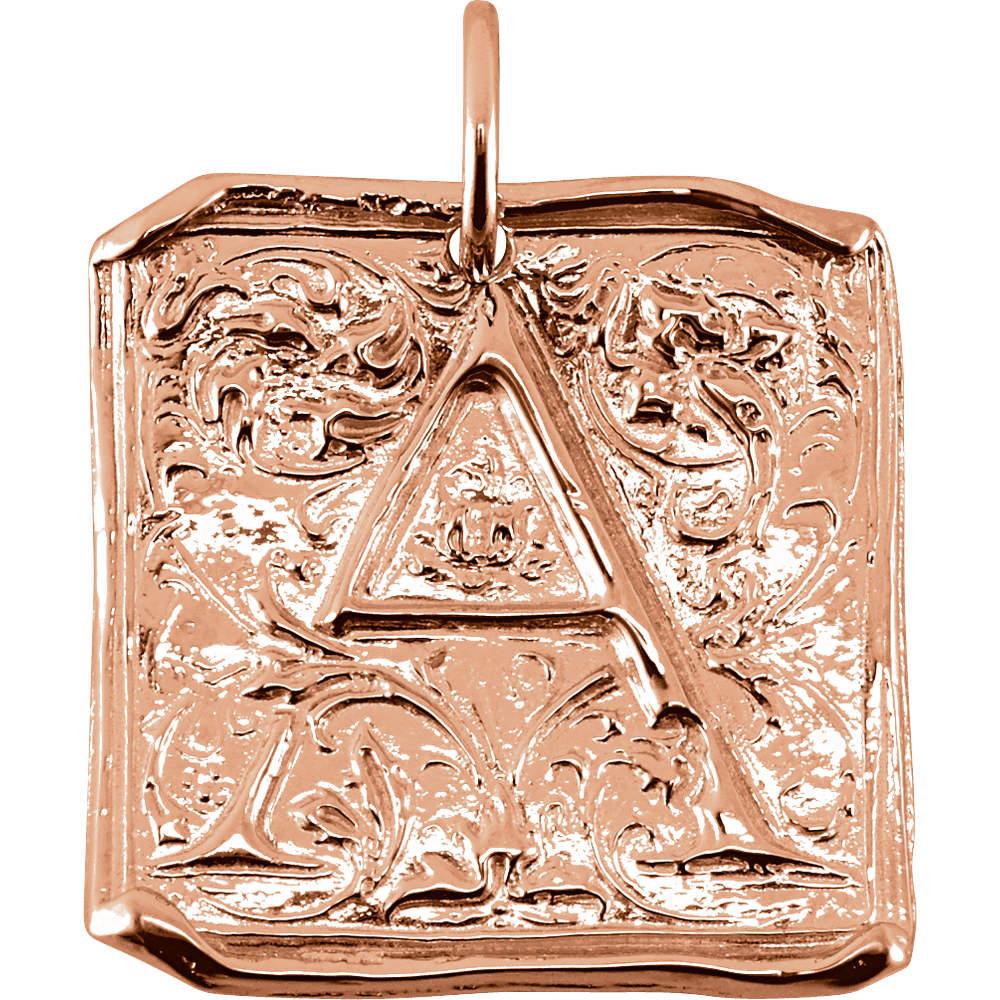 Wax Seal Initial Pendant