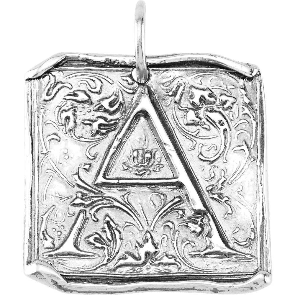 Wax Seal Initial Pendant