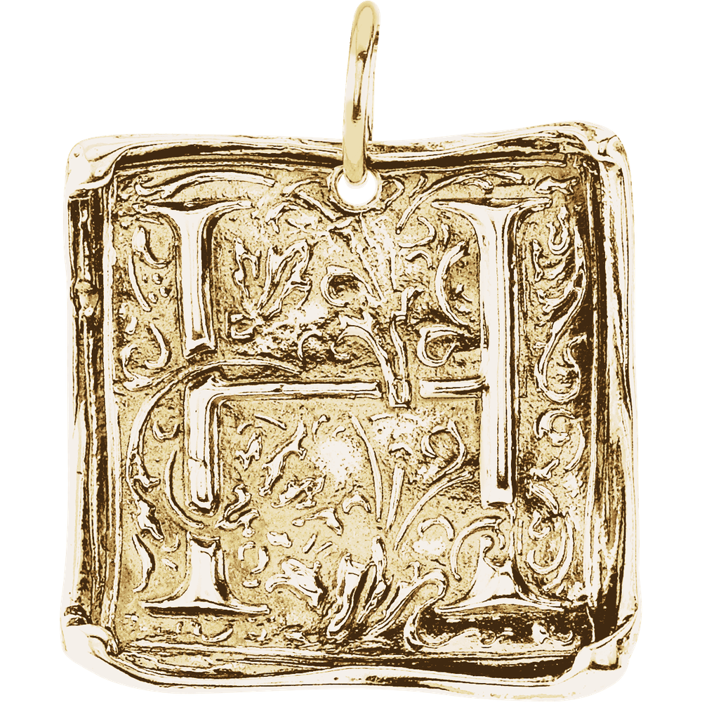 Wax Seal Initial Pendant