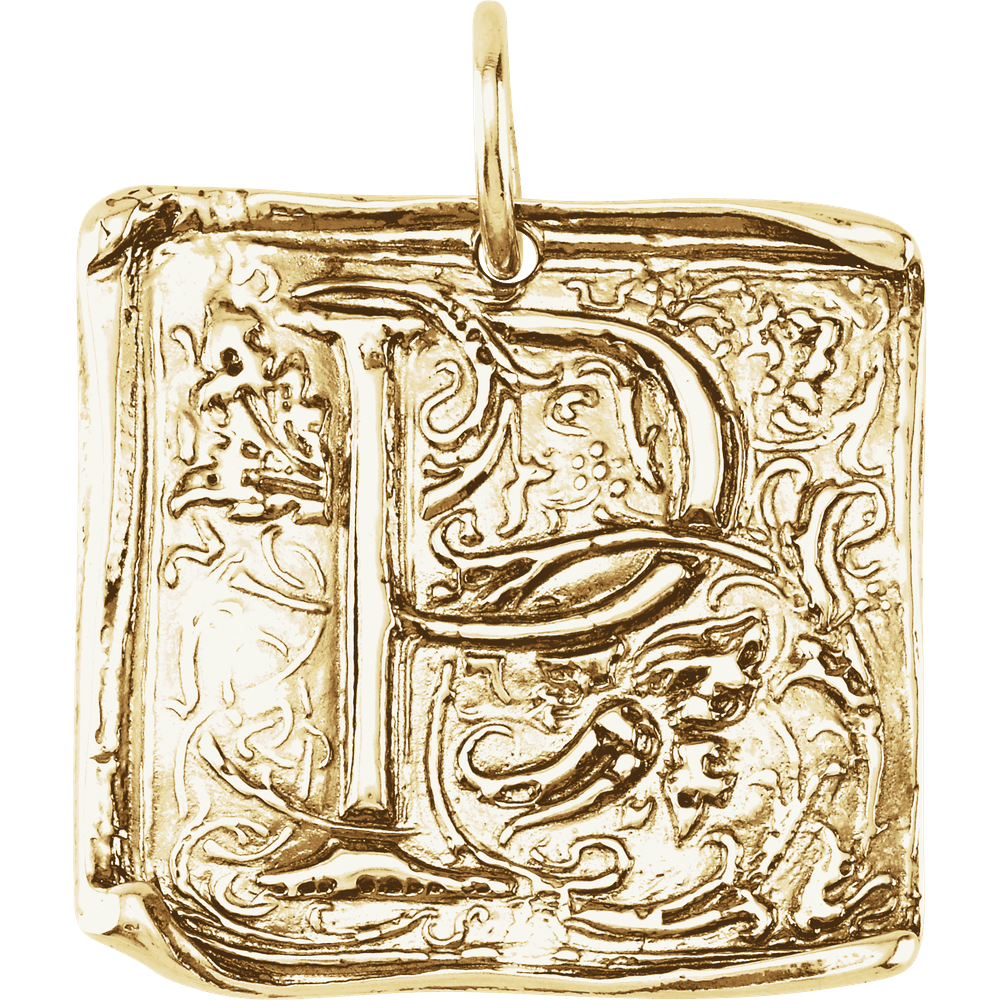 Wax Seal Initial Pendant