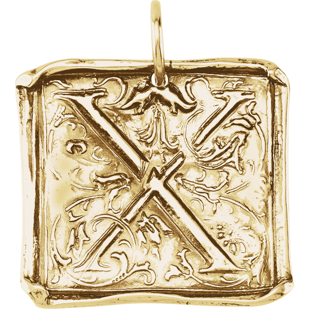Wax Seal Initial Pendant