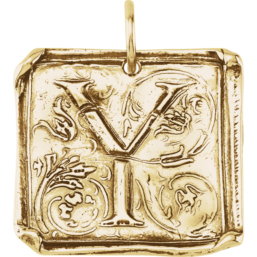 Wax Seal Initial Pendant