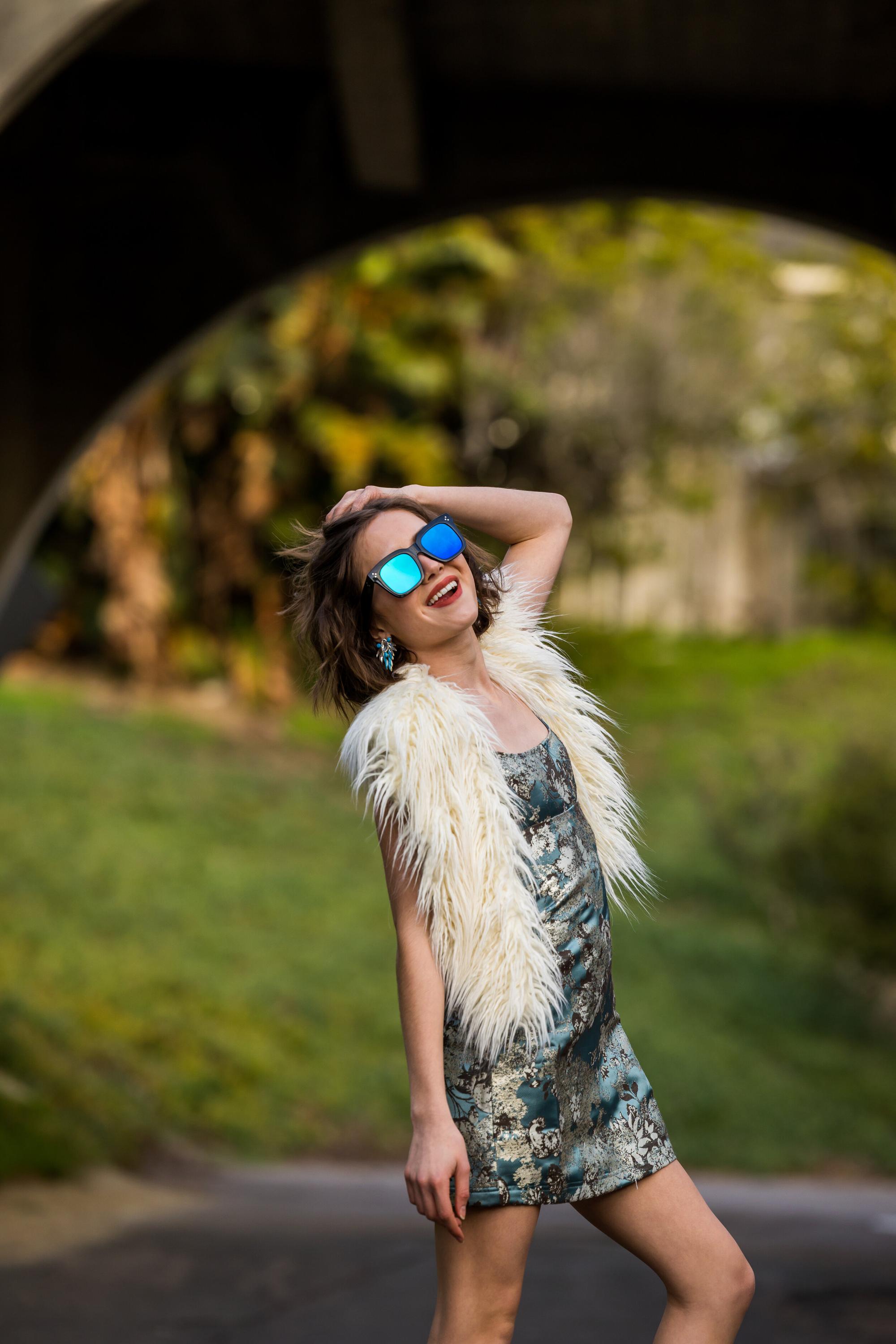 Penny Blanc Faux Fur Collar