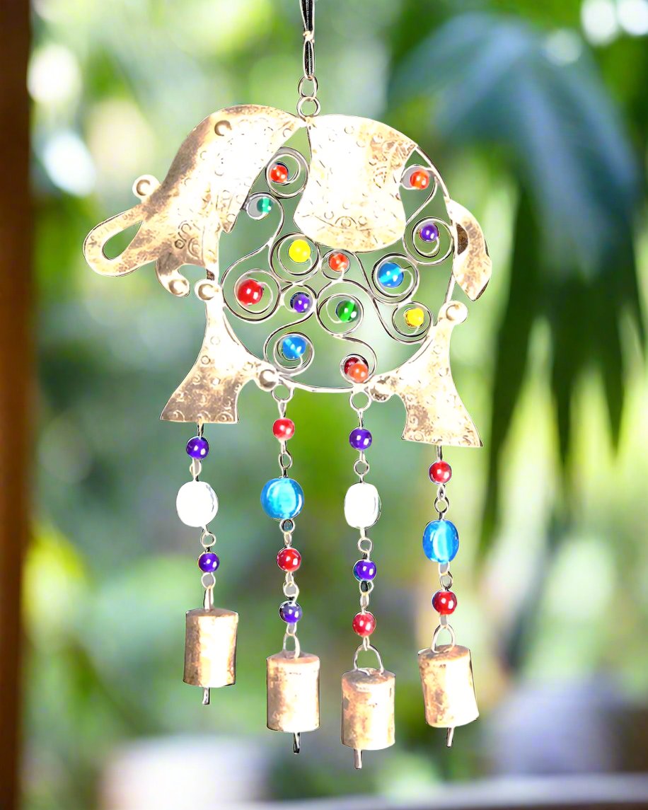 Beaded Elephant Chime by OMSutra