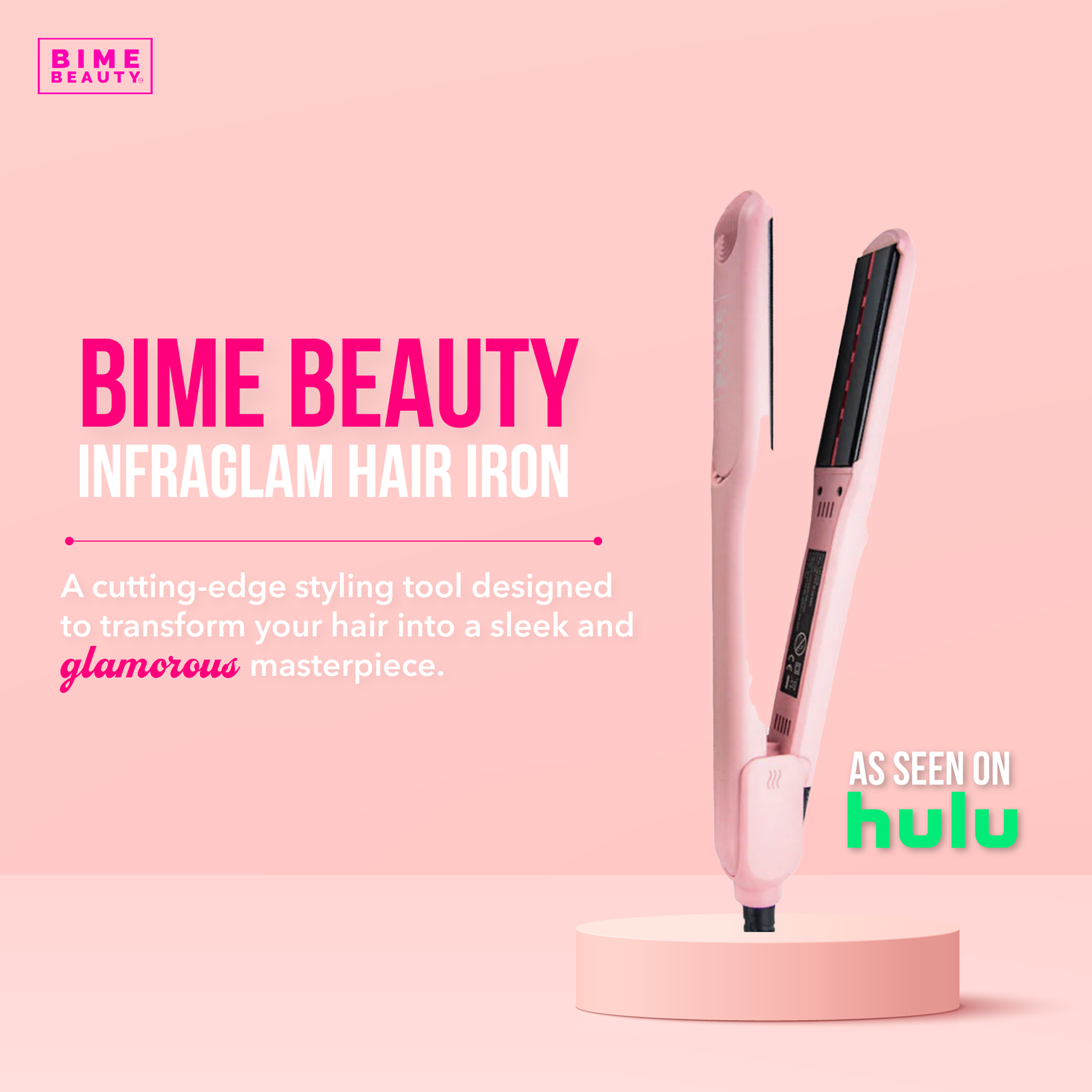 InfraGlam Hair Illuminator Iron by BimeBeauty
