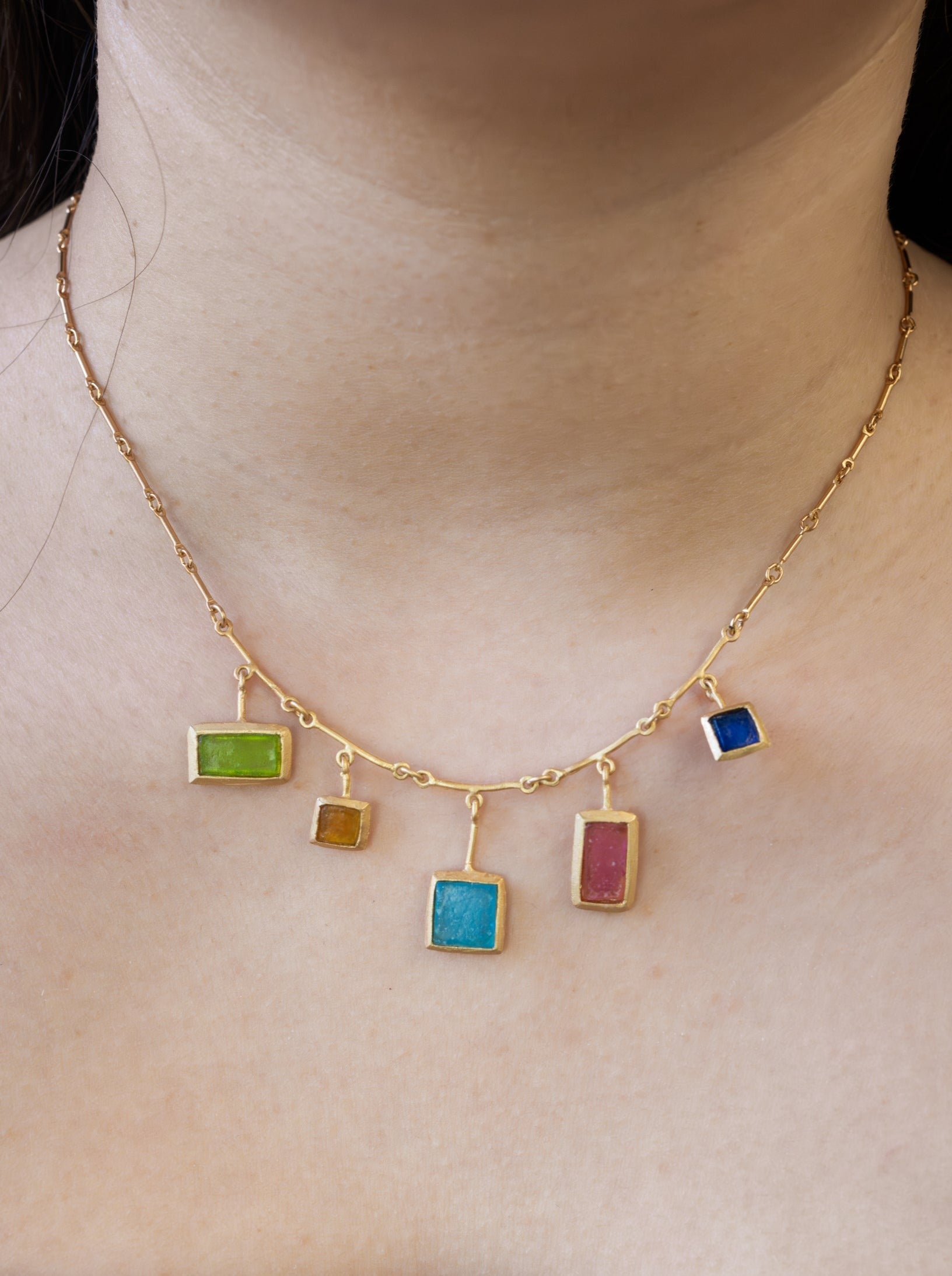 Mosaic Bar Necklace