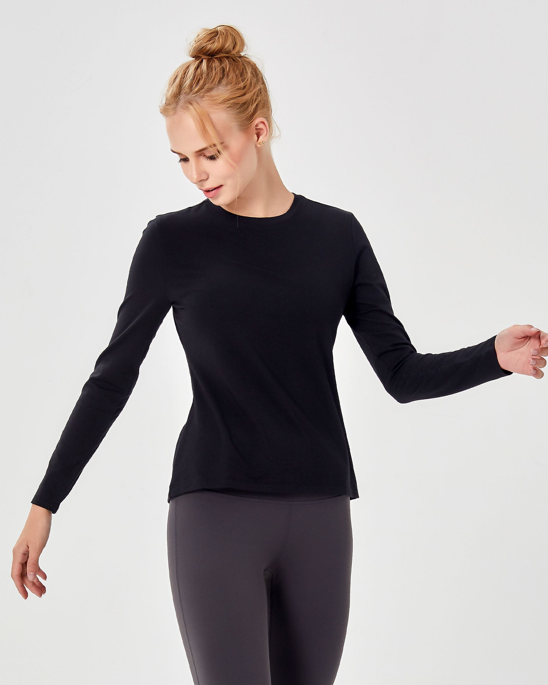 Pima Going Long Sleeve Top-6