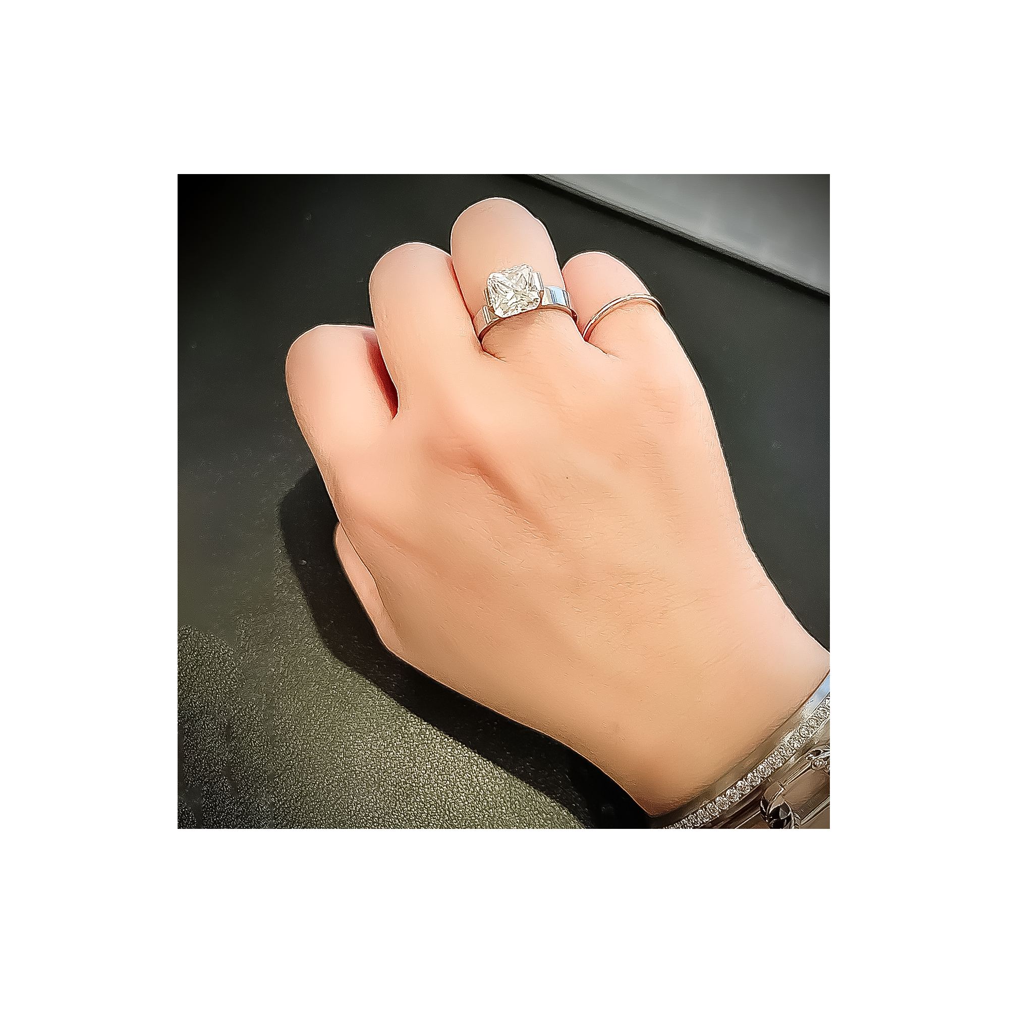 RG228W B.Tiff 2 ct Cushion Cut Engagement Ring