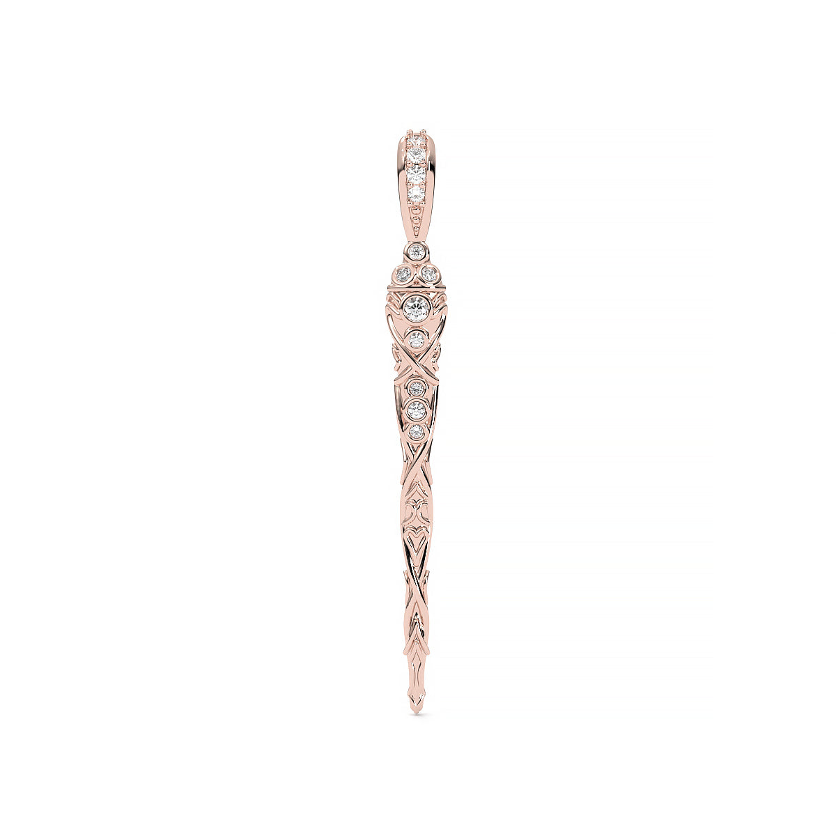 Diamond Wand Pendant