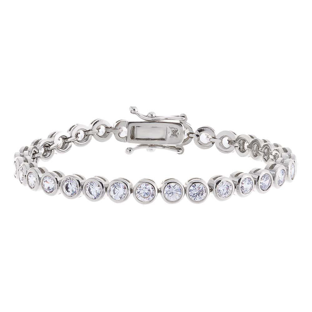 Bezel Tennis Bracelet