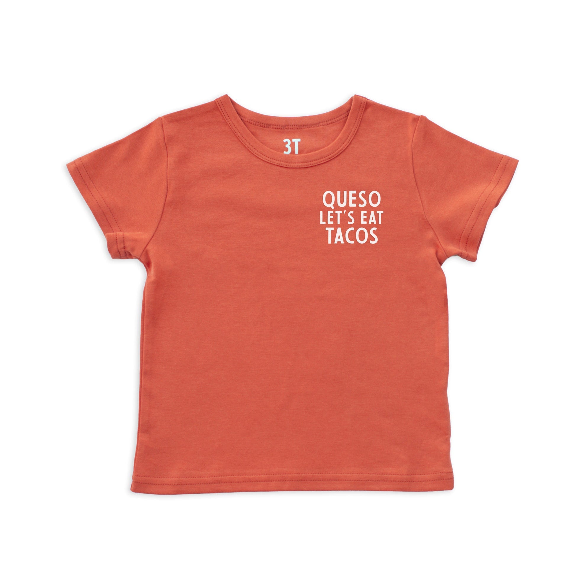 Queso Let's Eat Tacos Kids Tee