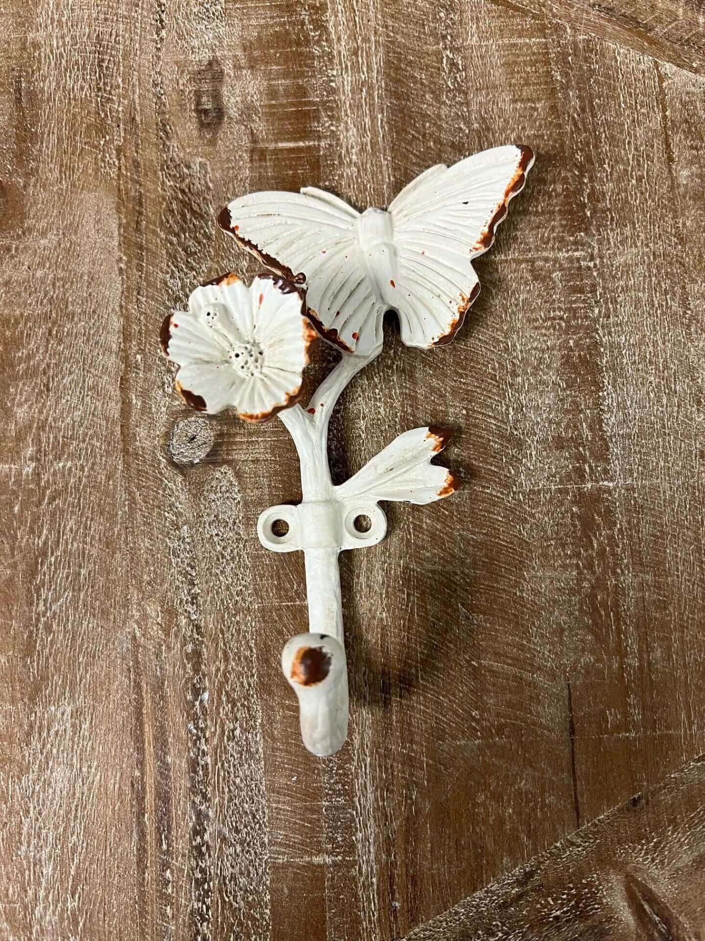 Rustic Cottagecore Butterfly Wall Hook