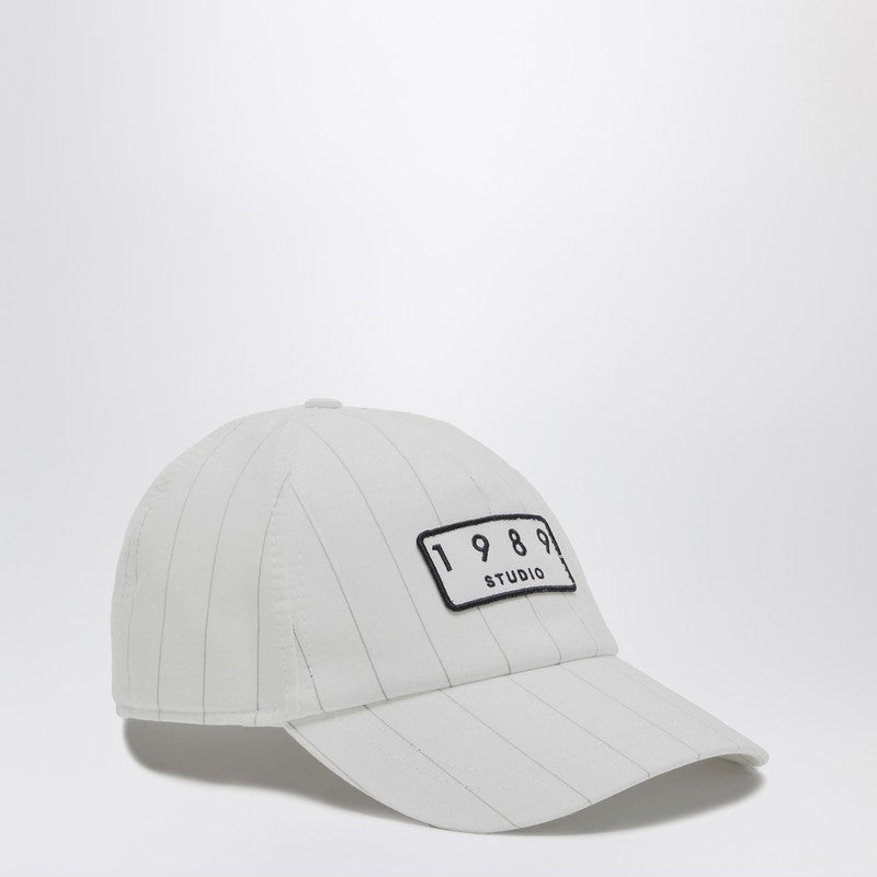 1989 Studio White Striped 1989 Studio Baseball Cap Men
