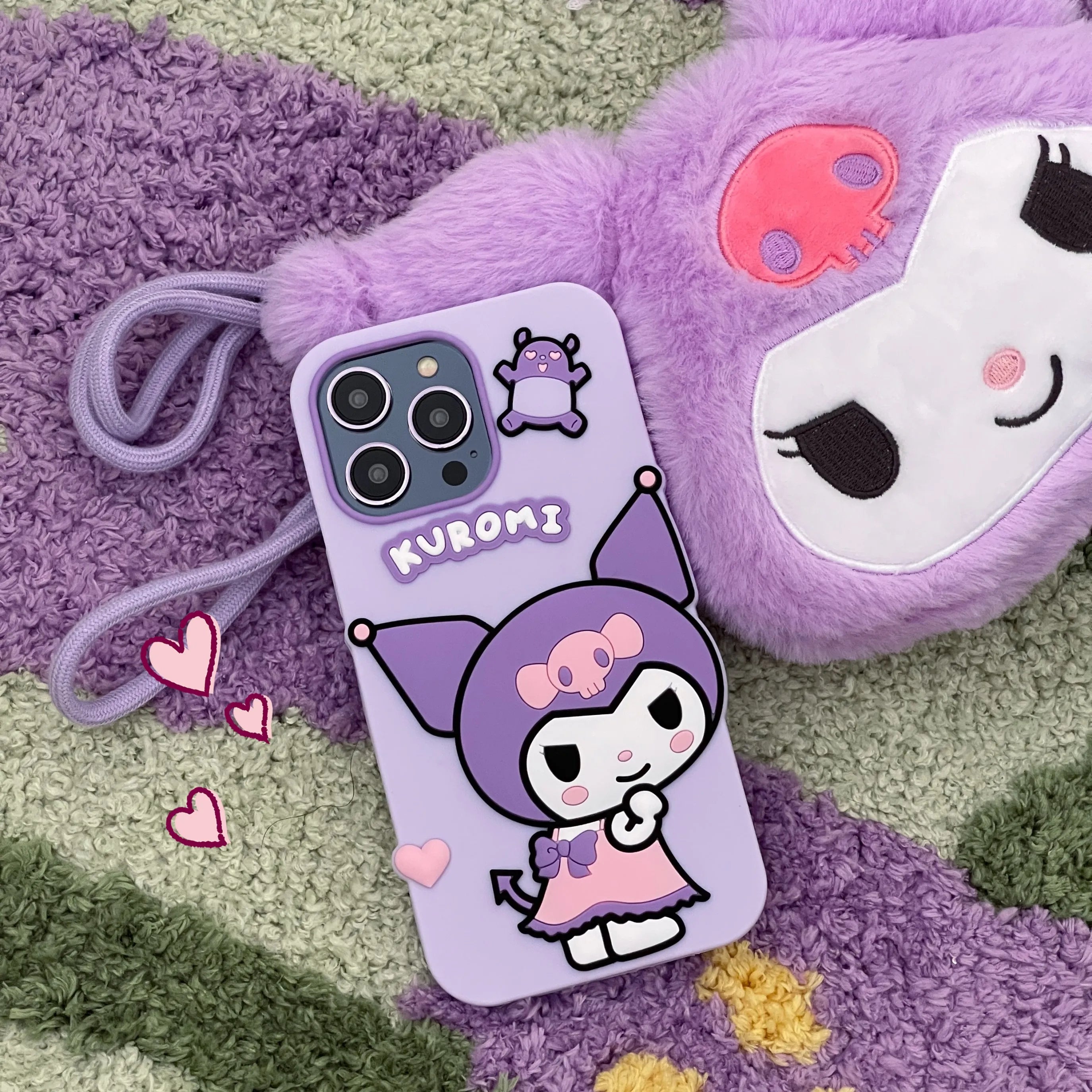 Cartoon Strawberry Melody Kuromi Lotso Phone Case