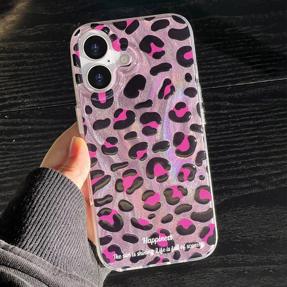 Leopard Print Soft Phone Case
