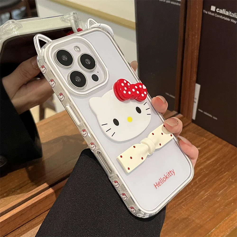 Candy 3D Cat Ears Hello Kitty Slim Phone Case