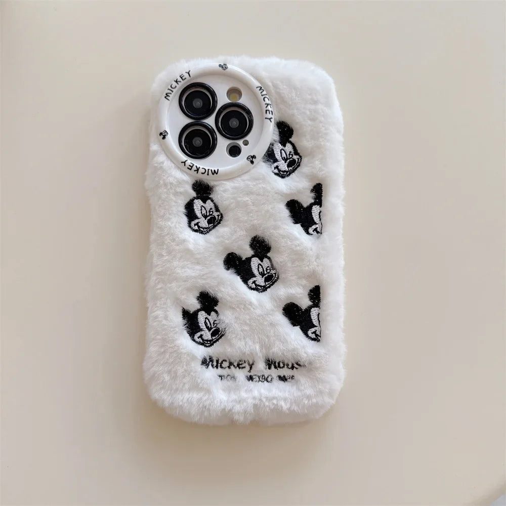 3D Soft Plush Disney Mickey Senior Phone Case