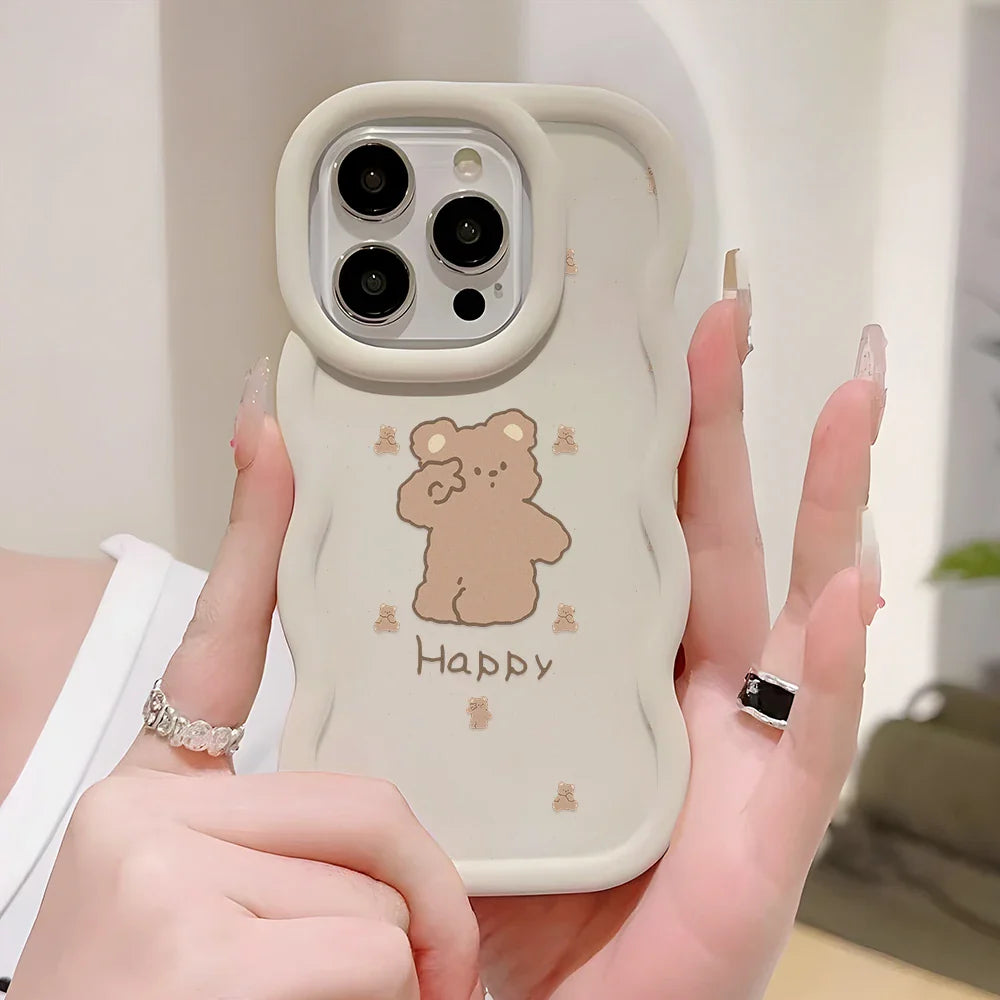 Cute Cartoon Bear Phone Case