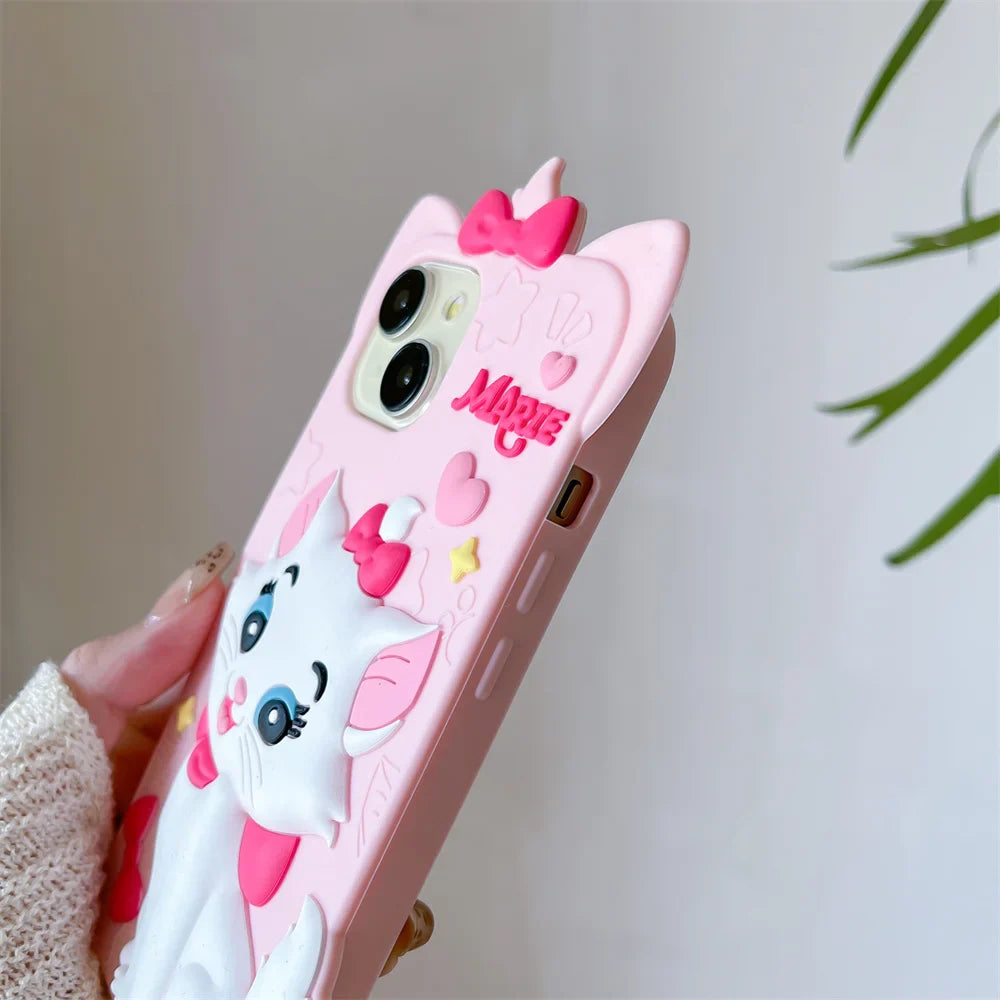 Disney Cartoon Marie Fashion Phone Case