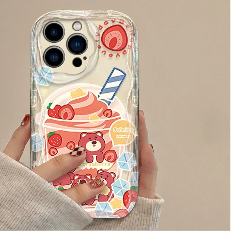 Disney WinniethePooh Strawberry Shortcake Bear Case For iPhone