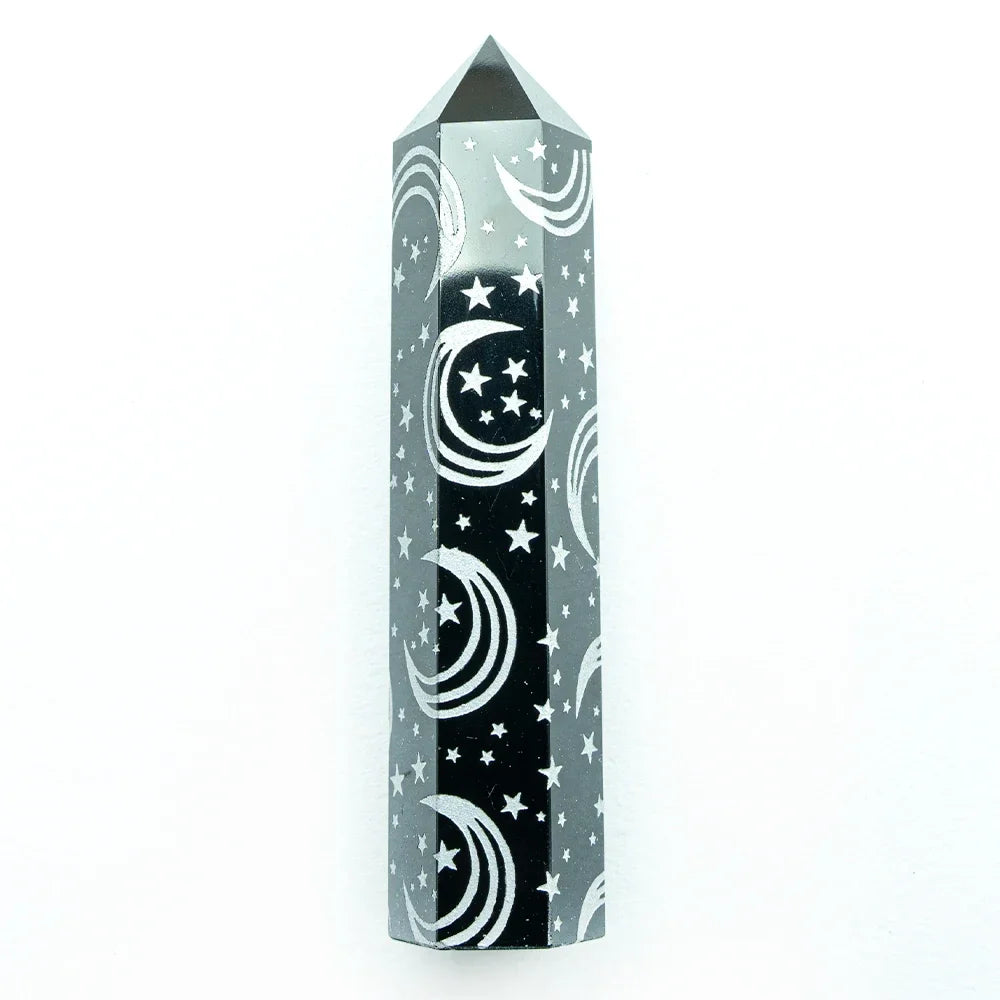 Snake, Sun, Moon, Star Crystal Tower Obelisks