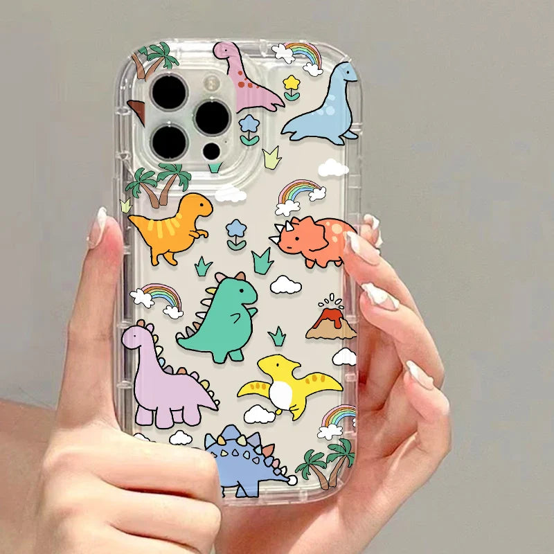 Cute Flower Rabbit Soft Protection Cover Transparent Phone Case