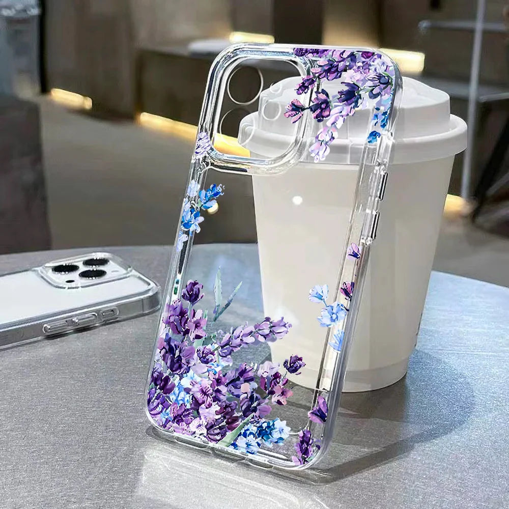 Flower Clear Phone Case