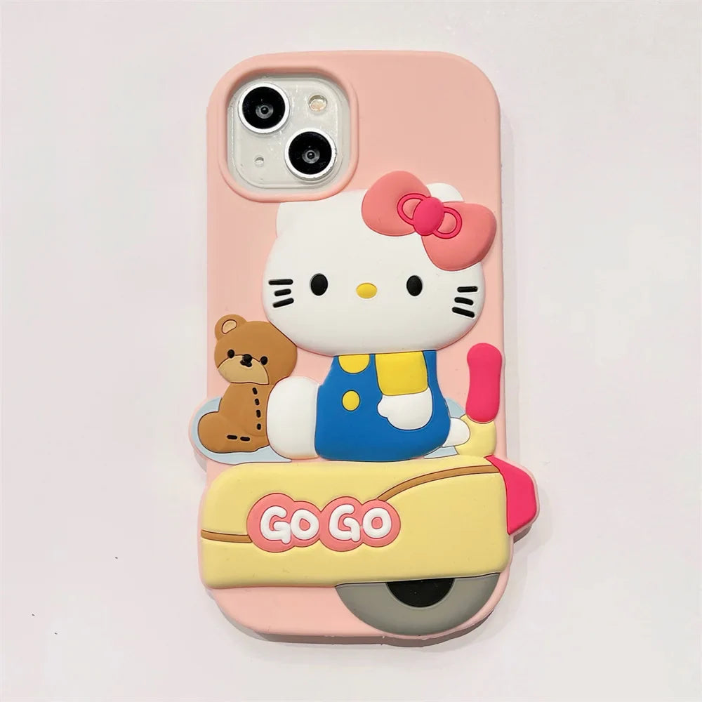 Hello Kitty Melody Soft Silicone Cute Girls Gift Back Cover Phone Case