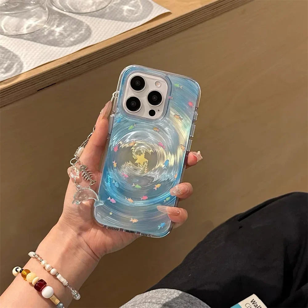 Fashion Vortex Small Fish Phone Case