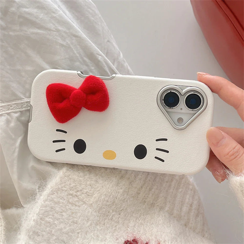 Fashion Hello Kitty Pattern Horizontal Phone Case