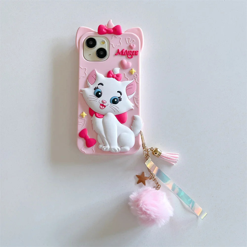Disney Cartoon Marie Fashion Phone Case