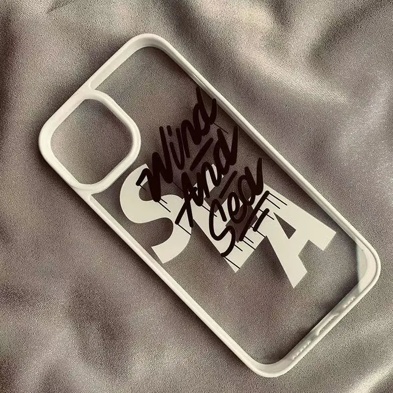 Trendy Brand Creative Transparent Phone Case