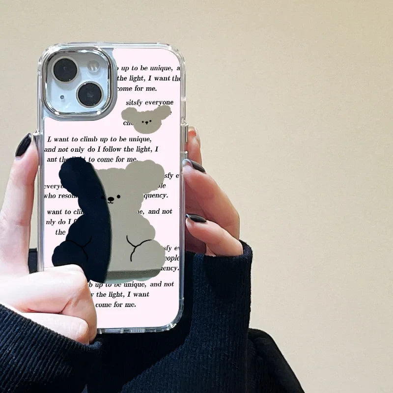 Love Heart Mirror Phone Case