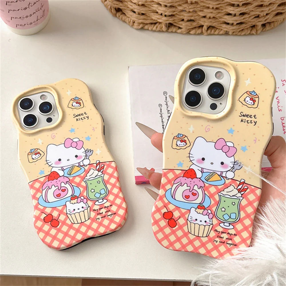 Cute Hello Kitty Pattern Soft Phone Case