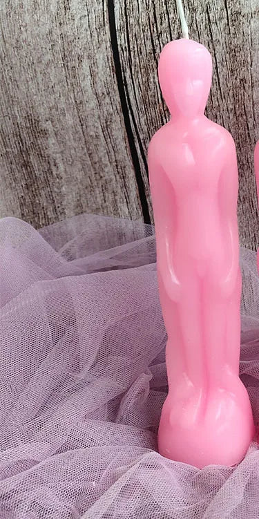 Female and Male Figurine Candles