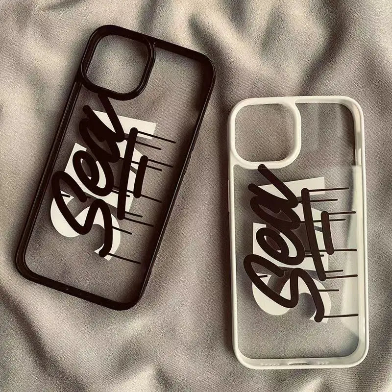 Trendy Brand Creative Transparent Phone Case