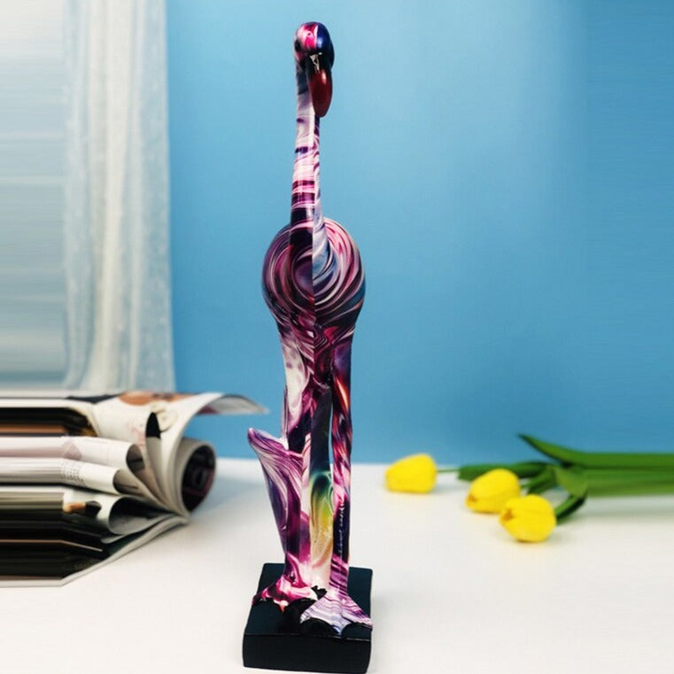 Flamingo Abstract Statues