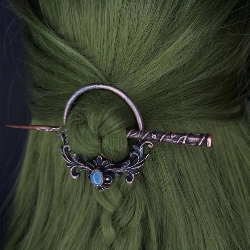 Moonstone Copper Hair Sticks