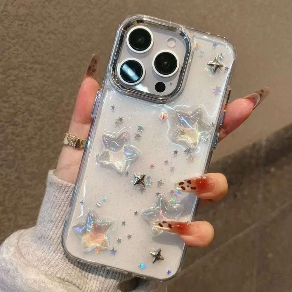 Luxury 3D Star Bling Glitter Shockproof Phone Case