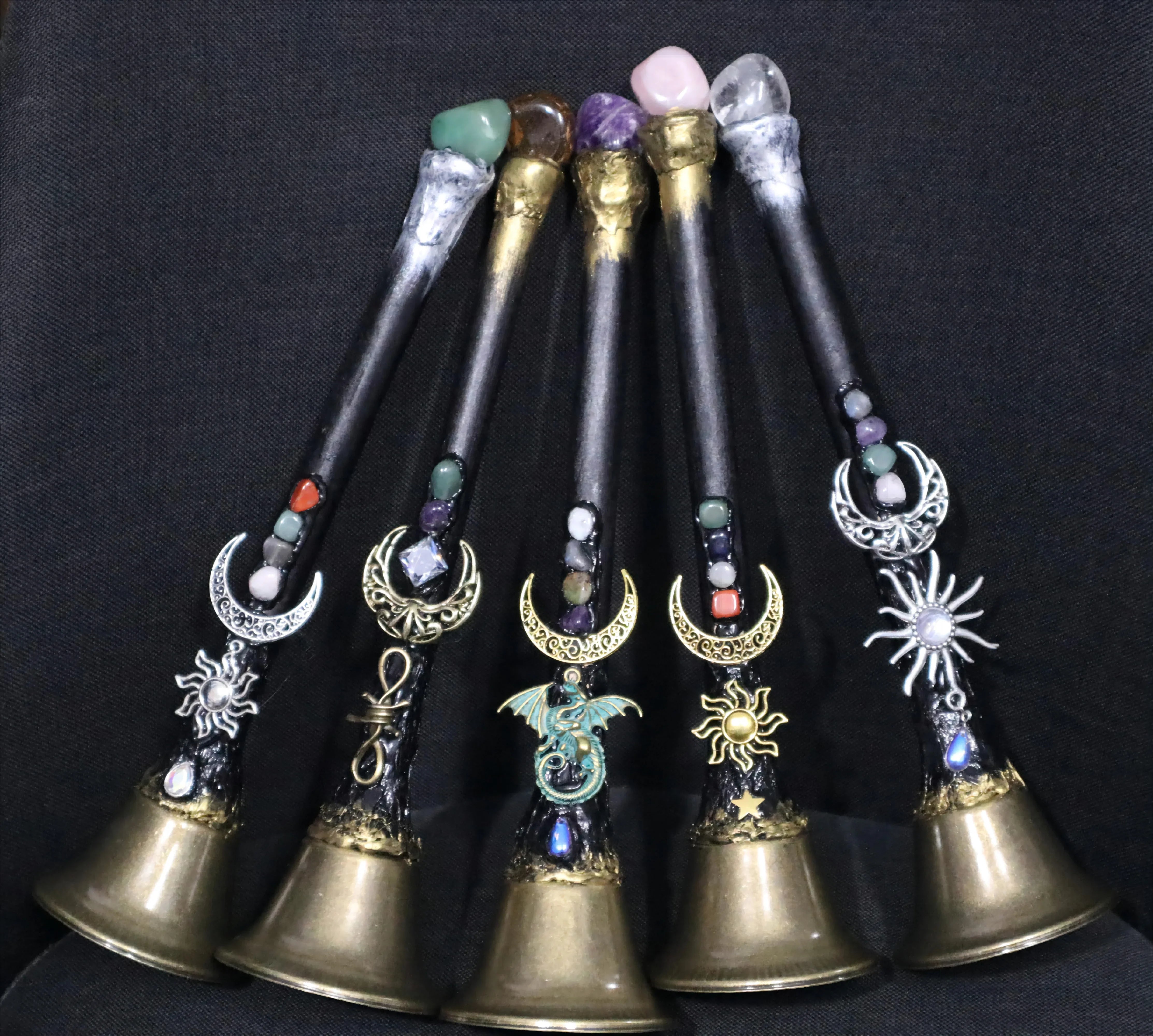 Crystal Charm Altar Bells