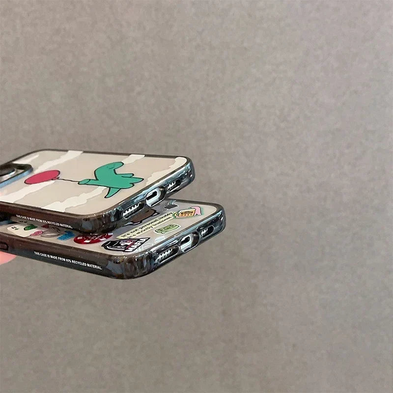 Cartoon Dinosaur 2.5 Acrylic Phone Case