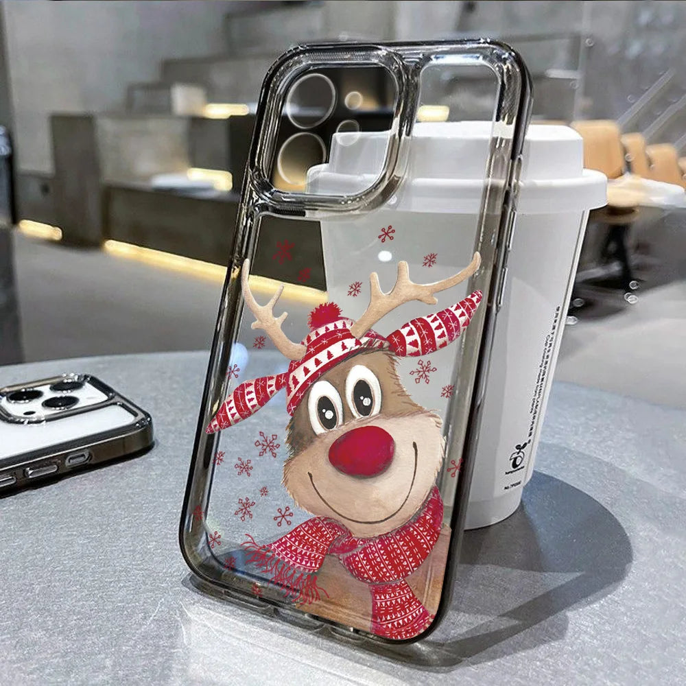 Cartoon Christmas Tree Pattern Phone Case