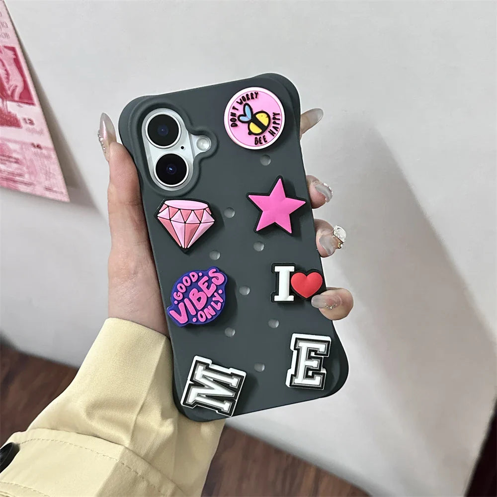 Crocs Funny Cartoon Girl Lovely Phone Case