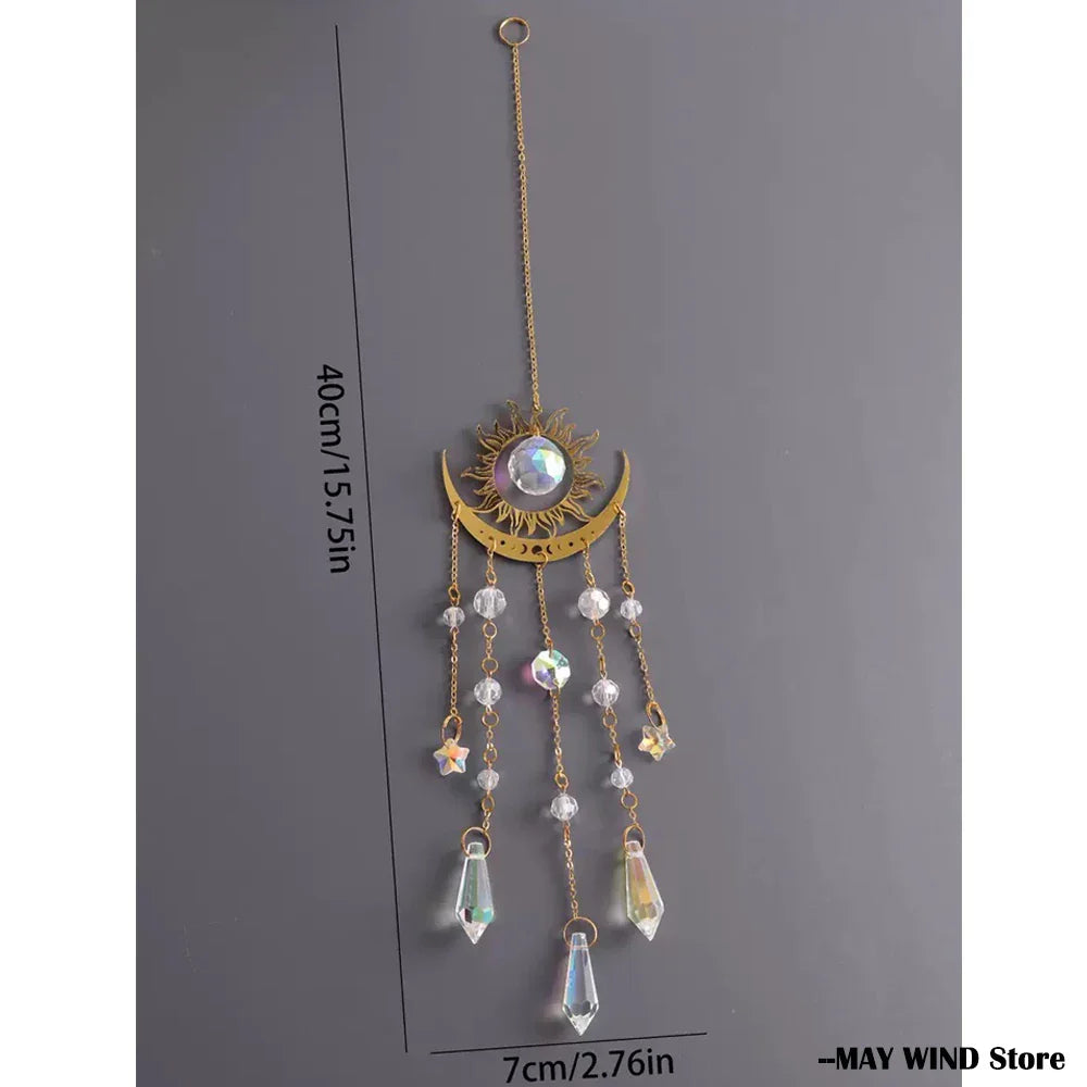 Moon Phase Crystal Sun Catcher