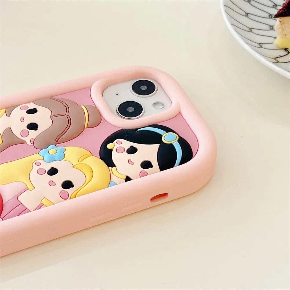 3D Stereoscopic Disney Jasmine The Princesses Phone Case