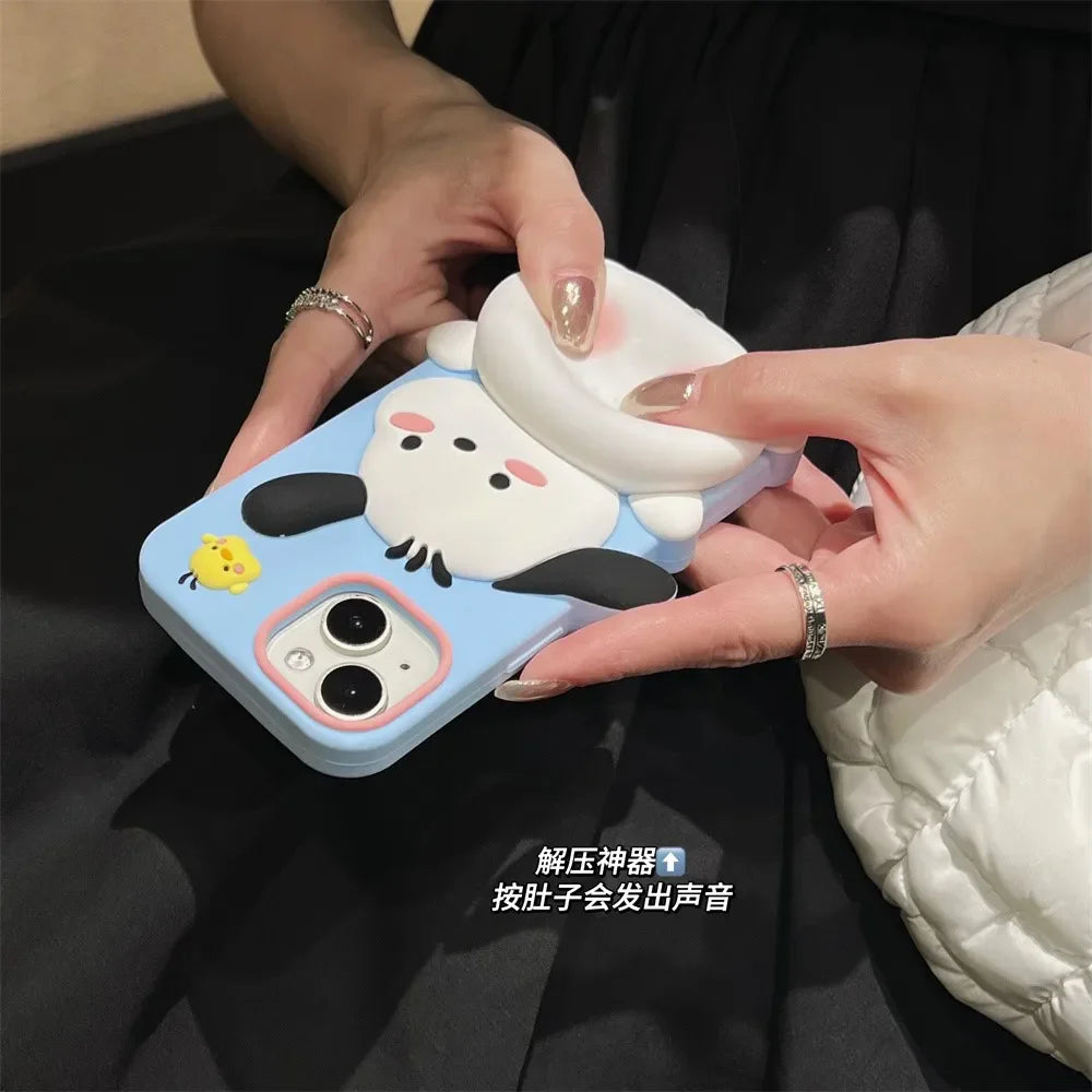 Cartoon Pochacco Dog Butt Phone Case