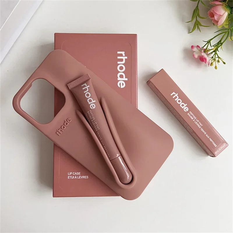 New Set Rhode Lip Case – Phone Case, Peptide Lip Tint & Gift Box