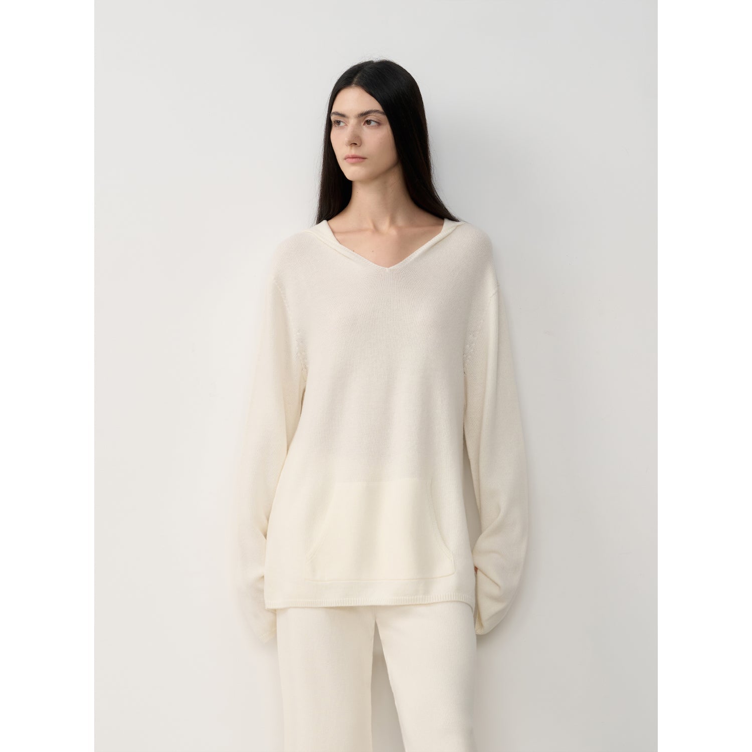 "Warm and waxy music" Australian merino wool knitted suit-5